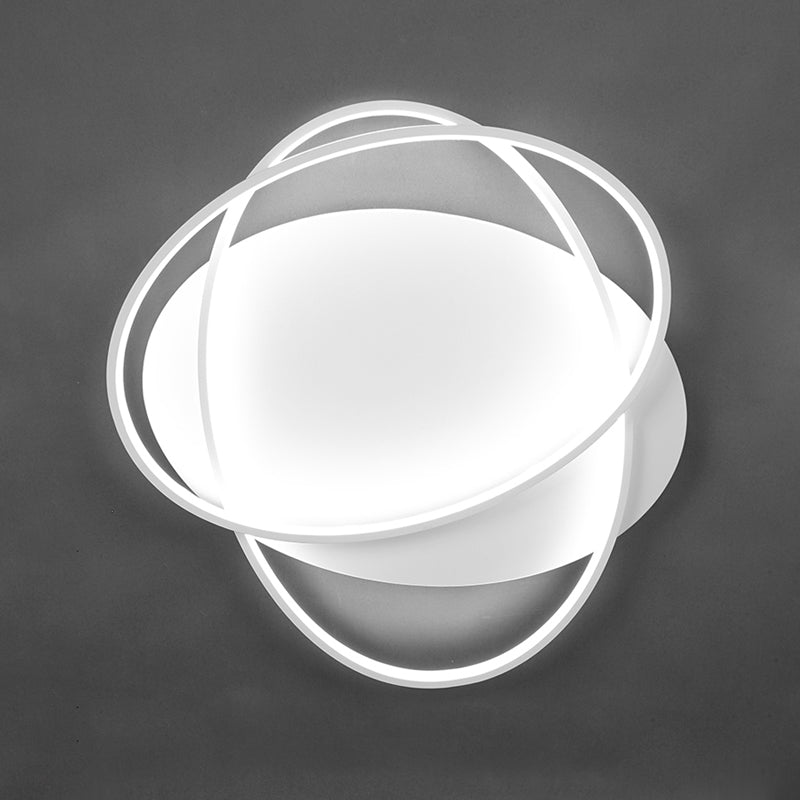 LED Flush Mount Ceiling Lighting 2 Lights Modern Ceiling Mounted Lights for Living Room