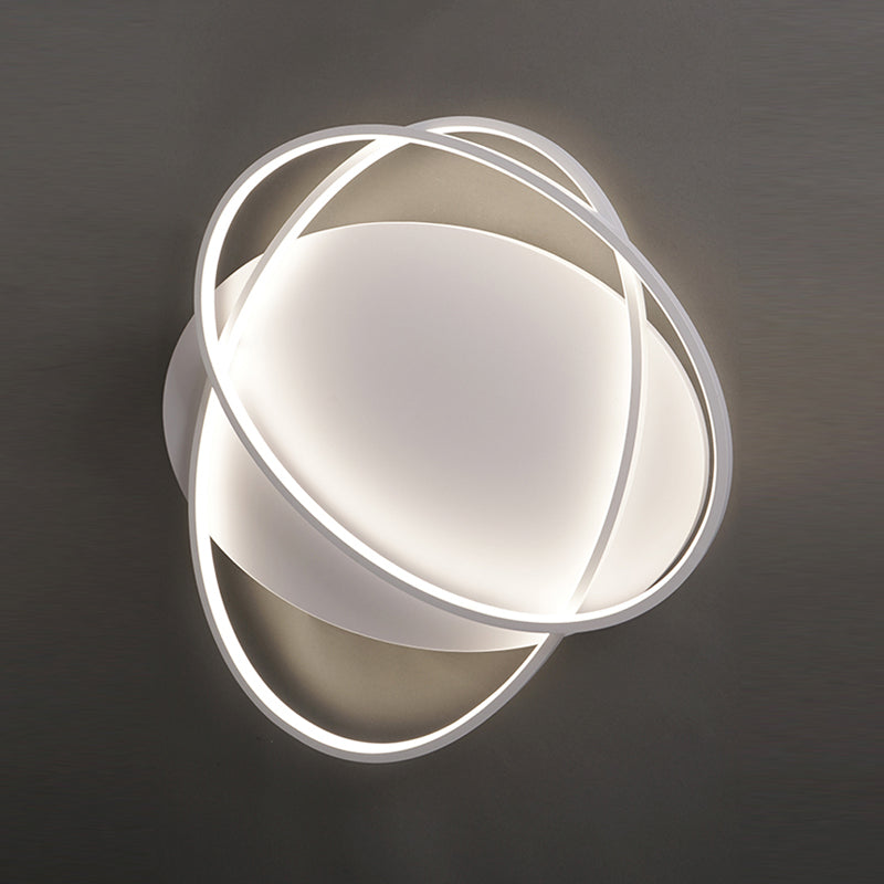LED Flush Mount Ceiling Lighting 2 Lights Modern Ceiling Mounted Lights for Living Room