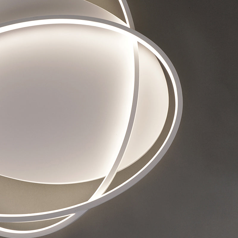 LED Flush Mount Ceiling Lighting 2 Lights Modern Ceiling Mounted Lights for Living Room