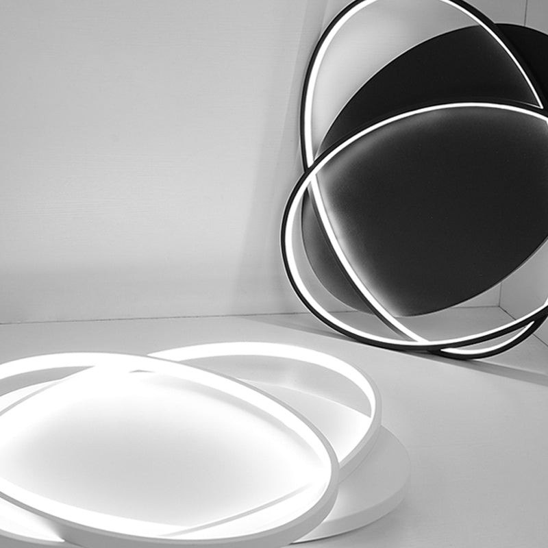LED Flush Mount Ceiling Lighting 2 Lights Modern Ceiling Mounted Lights for Living Room