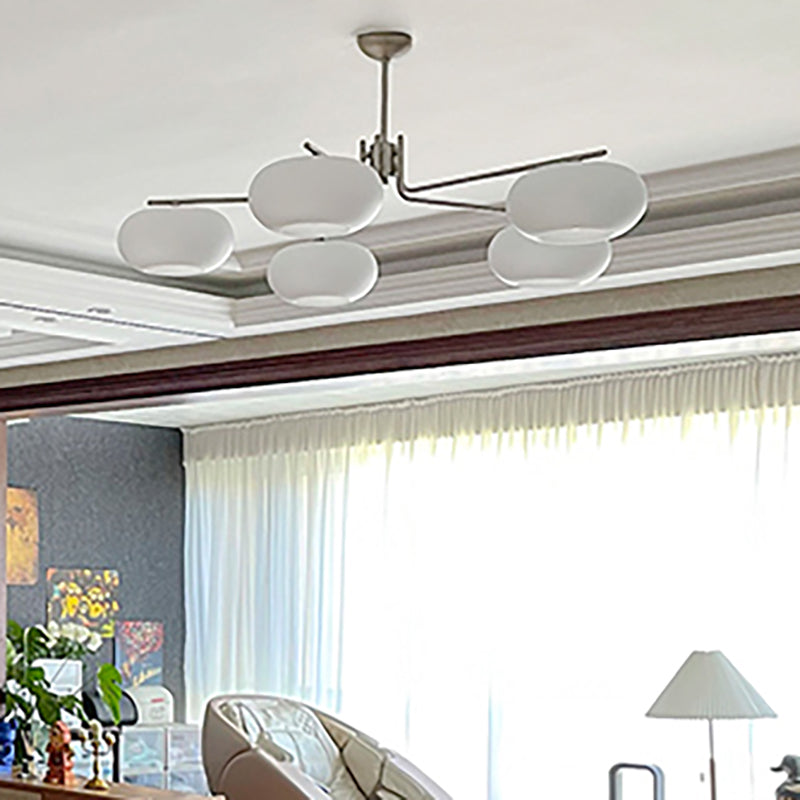 Lámparas de lámparas de lámpara de madera moderna tazón de colgante de suspensión múltiple