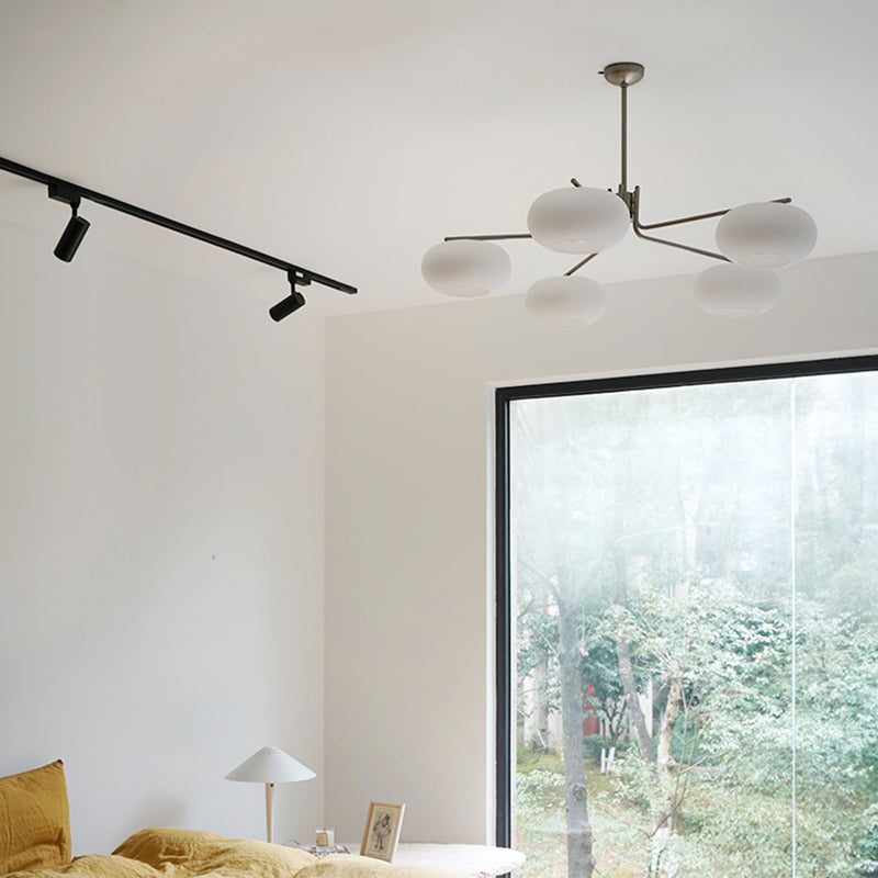 Modern Wood Chandelier Light Fixtures Bowl Multi-Head Suspension Pendant Lamps