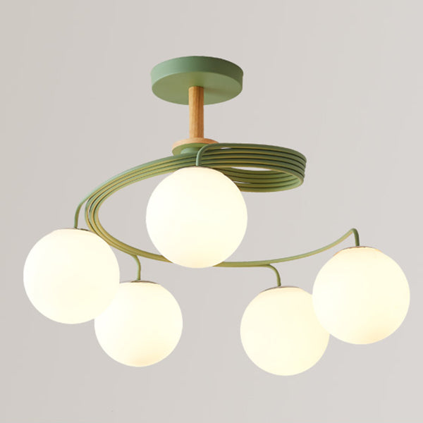 Lampade per lampadari in legno moderni in legno di lampade a sospensione a sospensione multipla