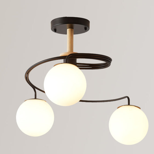 Lampade per lampadari in legno moderni in legno di lampade a sospensione a sospensione multipla