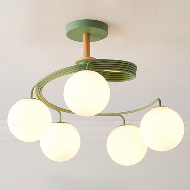 Lampade per lampadari in legno moderni in legno di lampade a sospensione a sospensione multipla