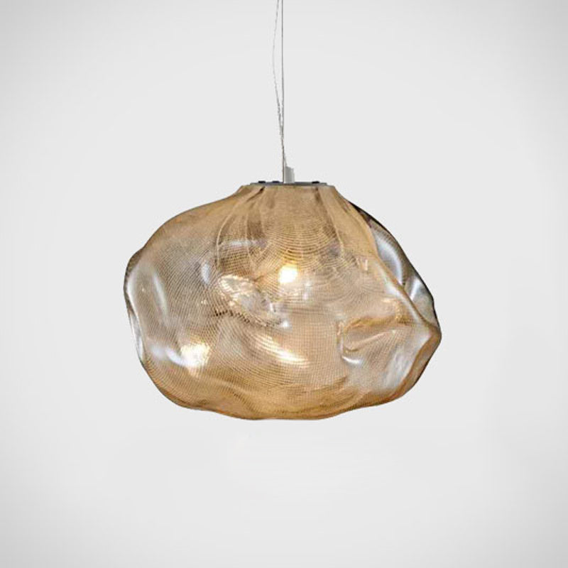 Glass Hanging Pendant Light Creative 1 Light Living Room Modern Hanging Light Fixtures