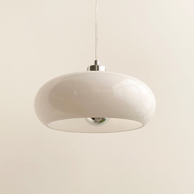 Pendentif tambour pendant suspension de la chambre en verre suspension de style moderne