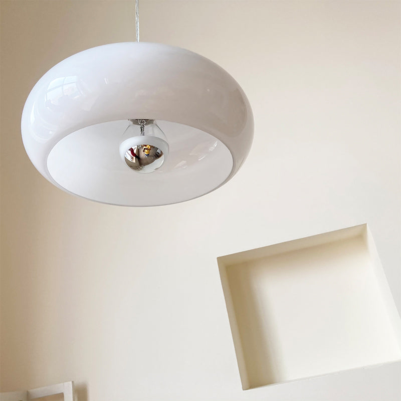 Pendentif tambour pendant suspension de la chambre en verre suspension de style moderne