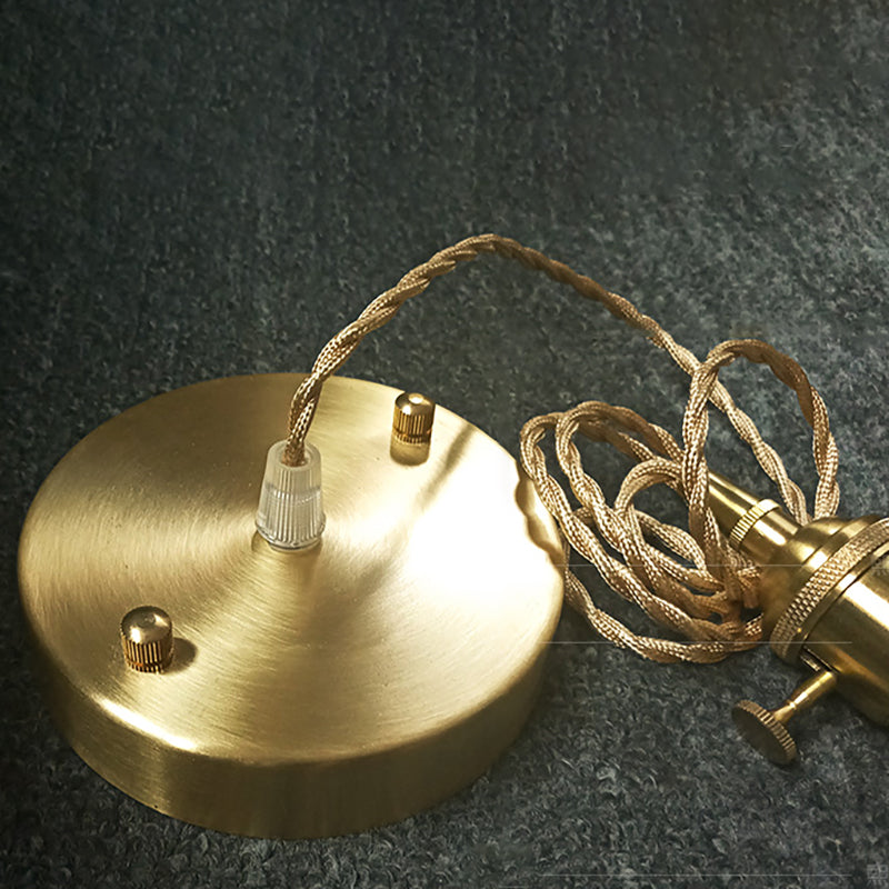 Single Head Glass Hanging Light Modern Pendant Lighting for Living Room Dinning Room