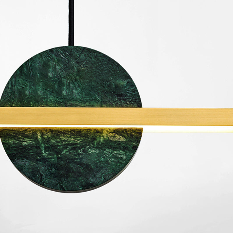 Modern Simple Dining Chandelier Light Metal Pendant Lamp Fixture for Dining Room