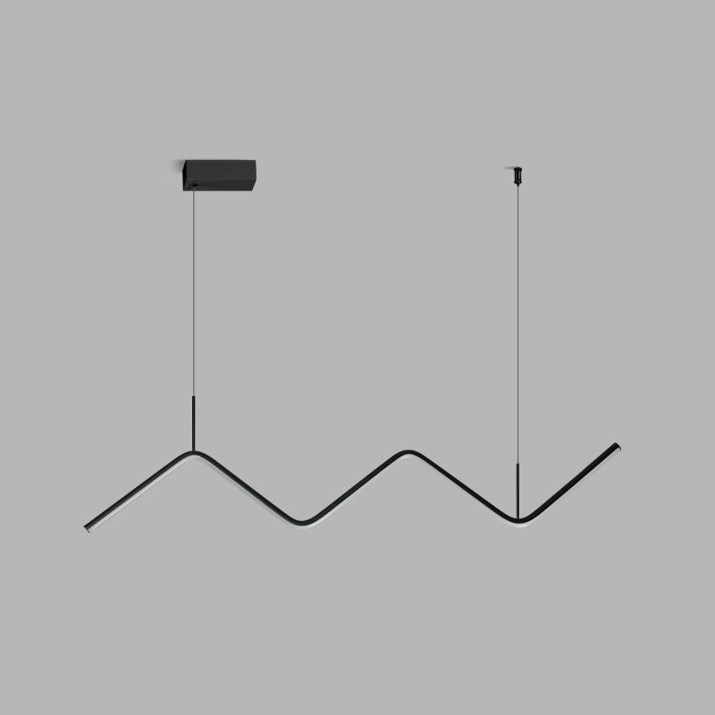 Modern Dining Chandelier Light Modern Dining Room Long Strip Pendant Lamp Fixture