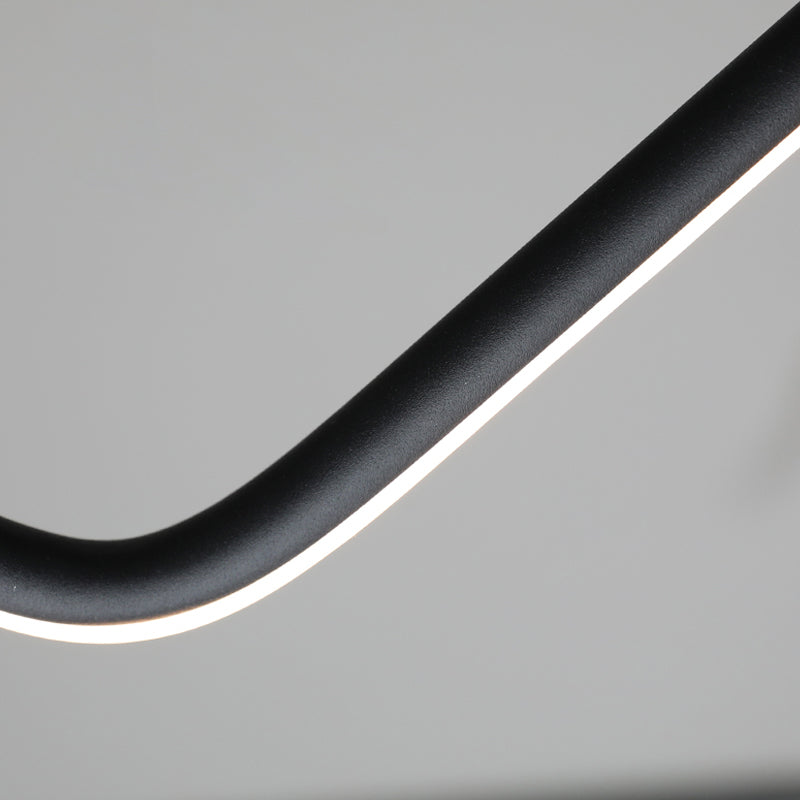 Modern Dining Chandelier Light Modern Dining Room Long Strip Pendant Lamp Fixture