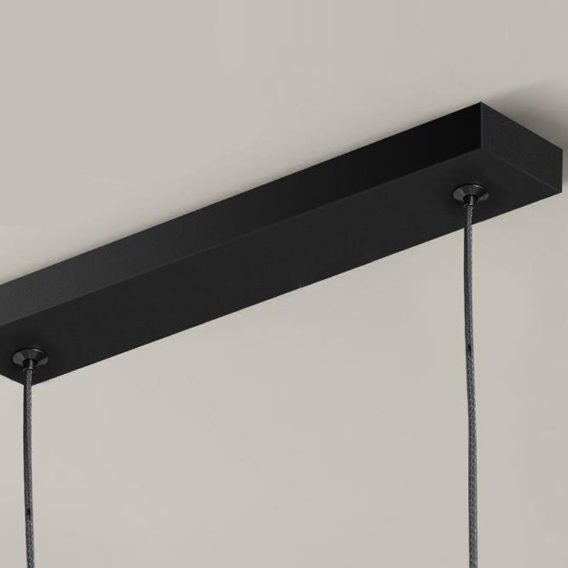 Modern Dining Chandelier Light Modern Strip Shape Pendant Light Fixture for Dining Room