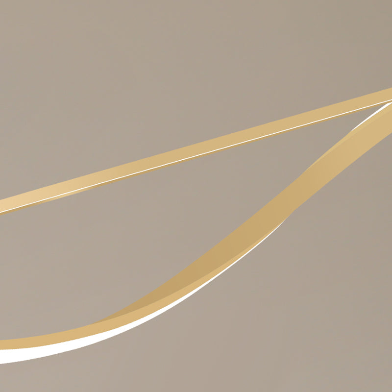 LED Strip Shape Pendant Light Dining Room Kitchen Modern Chandelier Light