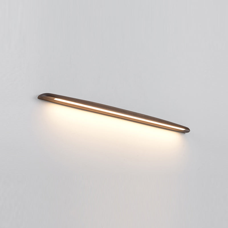 Modern Household Wall Light Creative Wall Sconce with Wooden Shade for Sitting Room