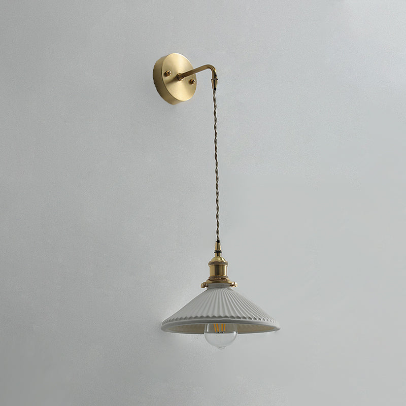 Modern de pared de cerámica Metal 1 1 de luz Medida de pared para sala de estar para sala de estar