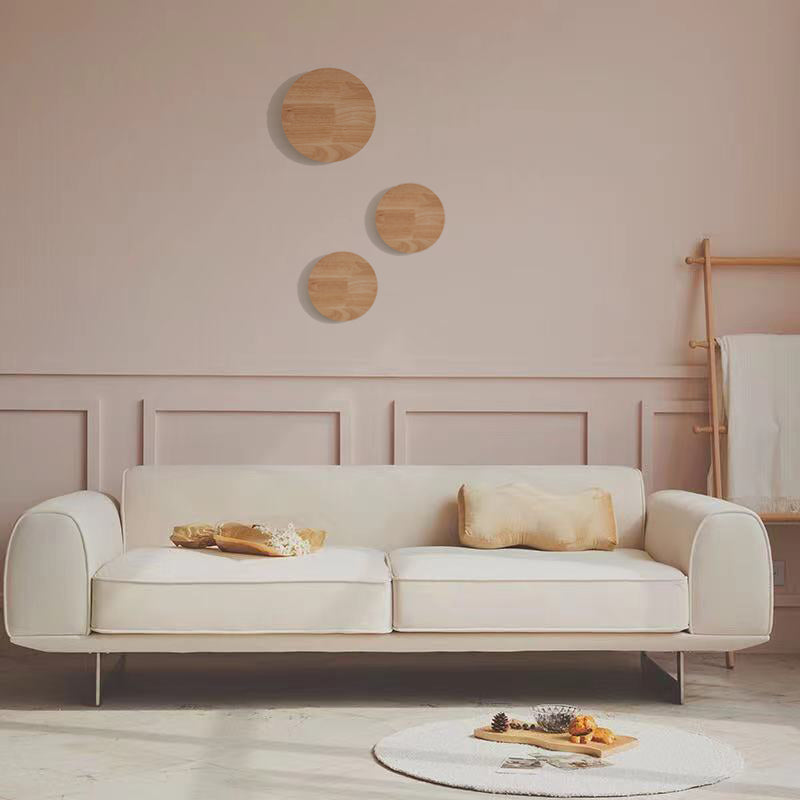 Luz de pared de pared doméstica moderna lámparas de pared de madera para cafetería