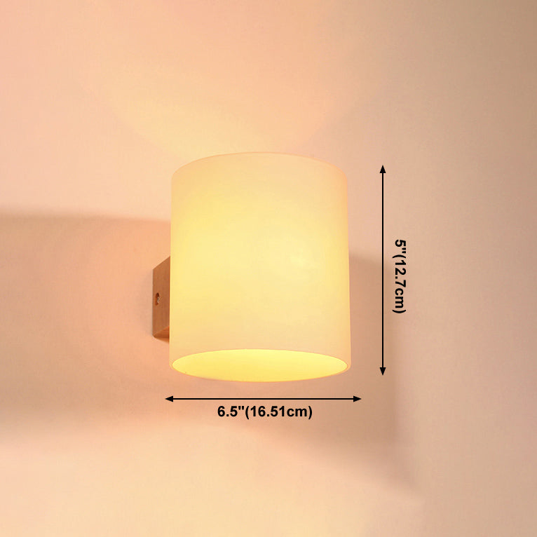 Application de mur de tête simple à 1 tête en verre blanc luminaire de plateau pour salle de lecture pour la salle de lecture