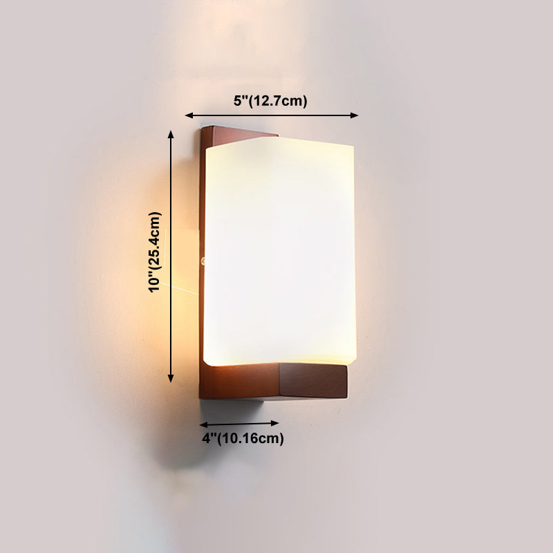 Lumières murales en bois de style moderne Lumières murales créatives pour le salon de la chambre à coucher de l'hôtel