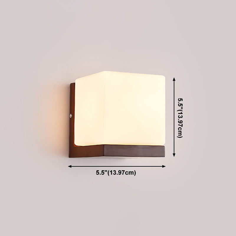 Lumières murales en bois de style moderne Lumières murales créatives pour le salon de la chambre à coucher de l'hôtel