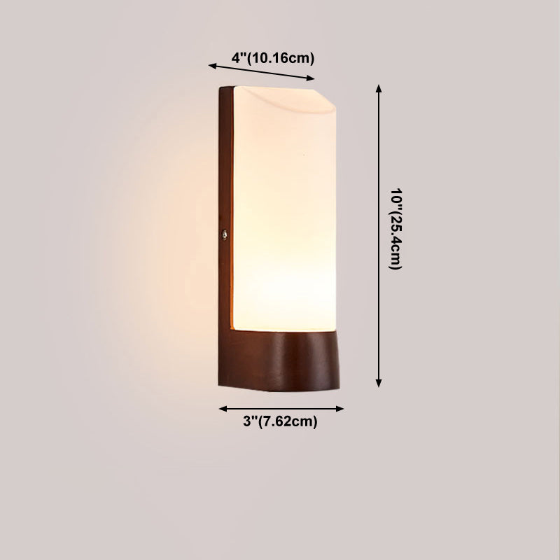 Lumières murales en bois de style moderne Lumières murales créatives pour le salon de la chambre à coucher de l'hôtel