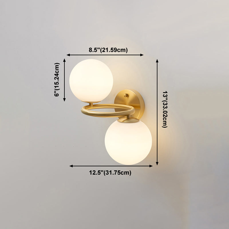 Actualización contemporánea de pared de pared blanca lámpara montada en la pared para la sala de lectura