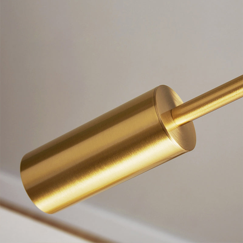 Brass Arc Table Lamp Modern Style 1 Light Table Light in Gold for Bedroom