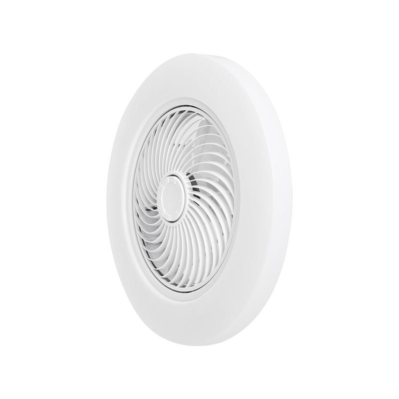 Ventola a filo a filo rotondo leggero camera da letto minimalista da letto a soffitto a soffitto