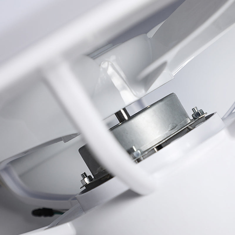 Ventola a filo a filo rotondo leggero camera da letto minimalista da letto a soffitto a soffitto