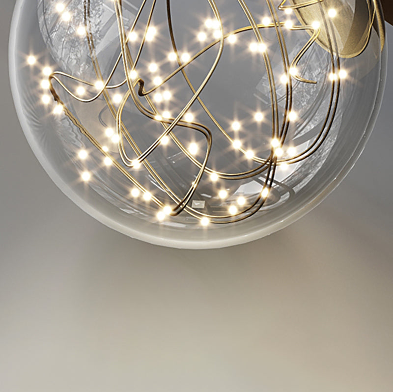 Simple Dining Chandelier Light Modern Style Metal Pendant Lamp Fixture for Dining Room