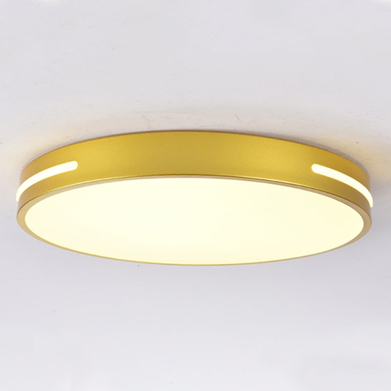 Modern Simple Style Ceiling Lamp Round Shape LED Flush Mount Light Fixtures
