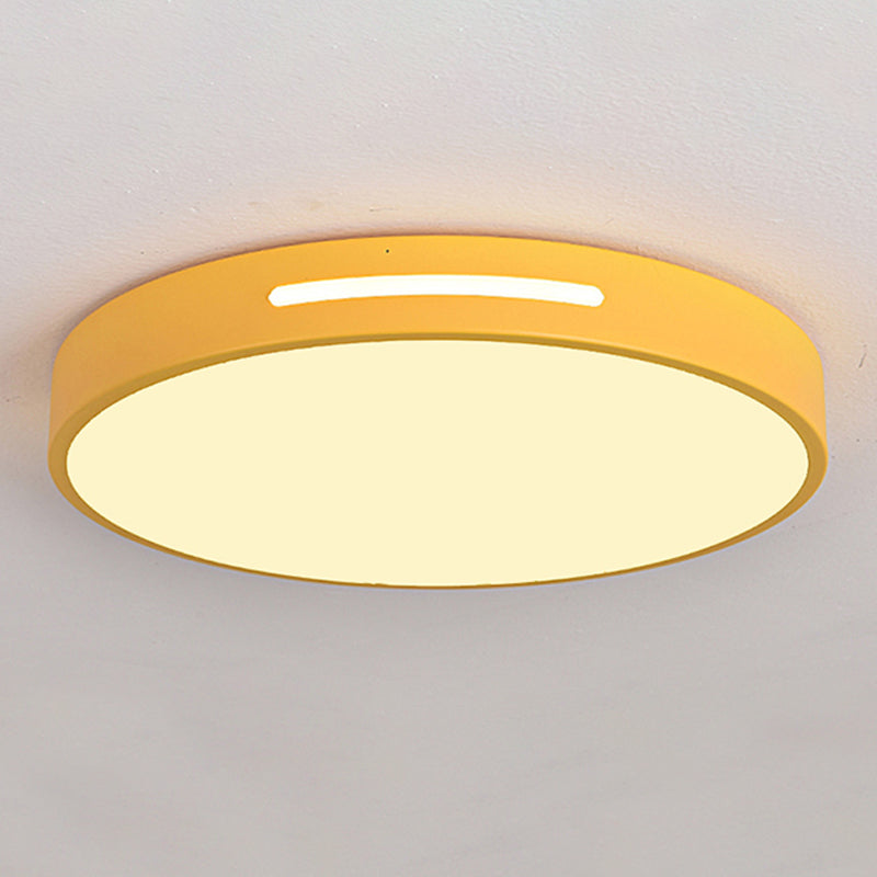 Modern Simple Style Ceiling Lamp Round Shape LED Flush Mount Light Fixtures