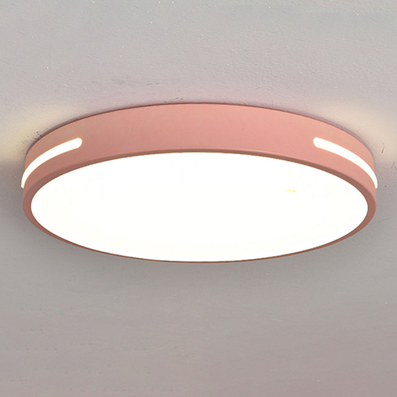Modern Simple Style Ceiling Lamp Round Shape LED Flush Mount Light Fixtures