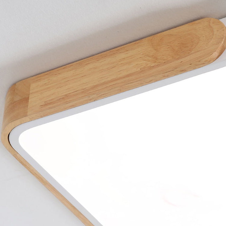 Modern Geometry Shape LED Ceiling Lamp Iron 1 Light Flush Mount Fixture for Living Room