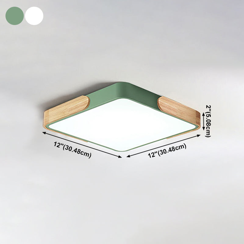 Lampada da soffitto a LED a forma di geometria moderna in ferro 1 luce da incasso per soggiorno