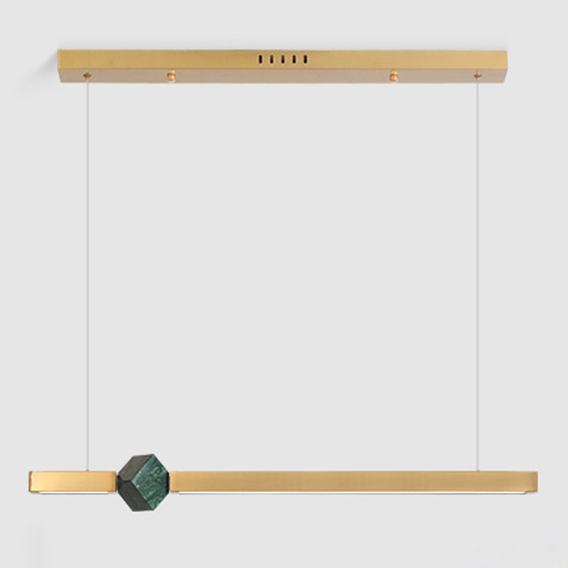 Modern Kitchen Pendant Light Linear Metal Pendant Lighting for Dining Room