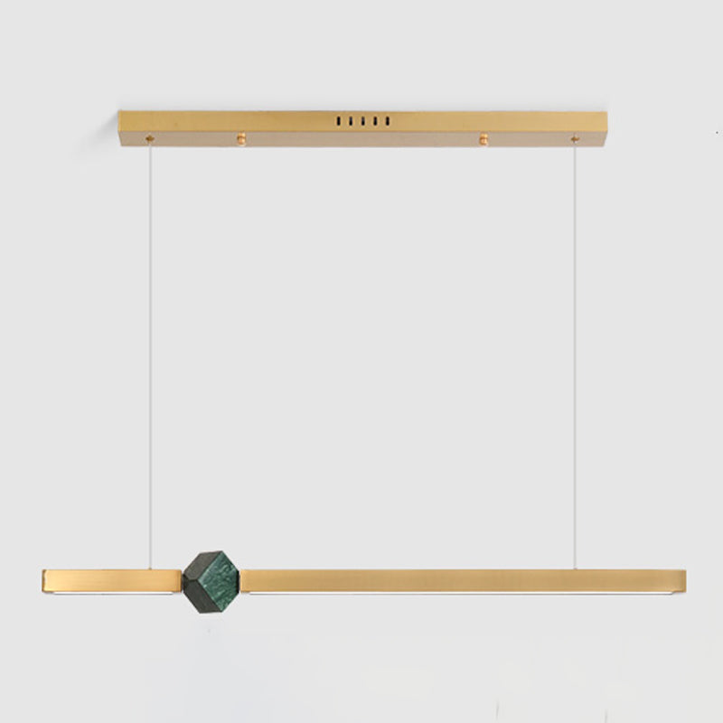 Modern Kitchen Pendant Light Linear Metal Pendant Lighting for Dining Room