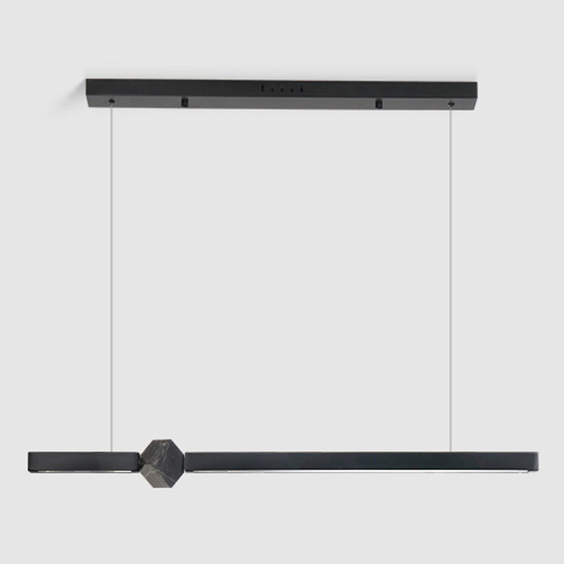 Modern Kitchen Pendant Light Linear Metal Pendant Lighting for Dining Room