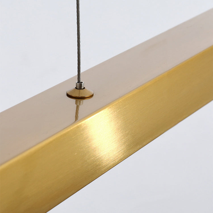 Modern Kitchen Pendant Light Linear Metal Pendant Lighting for Dining Room