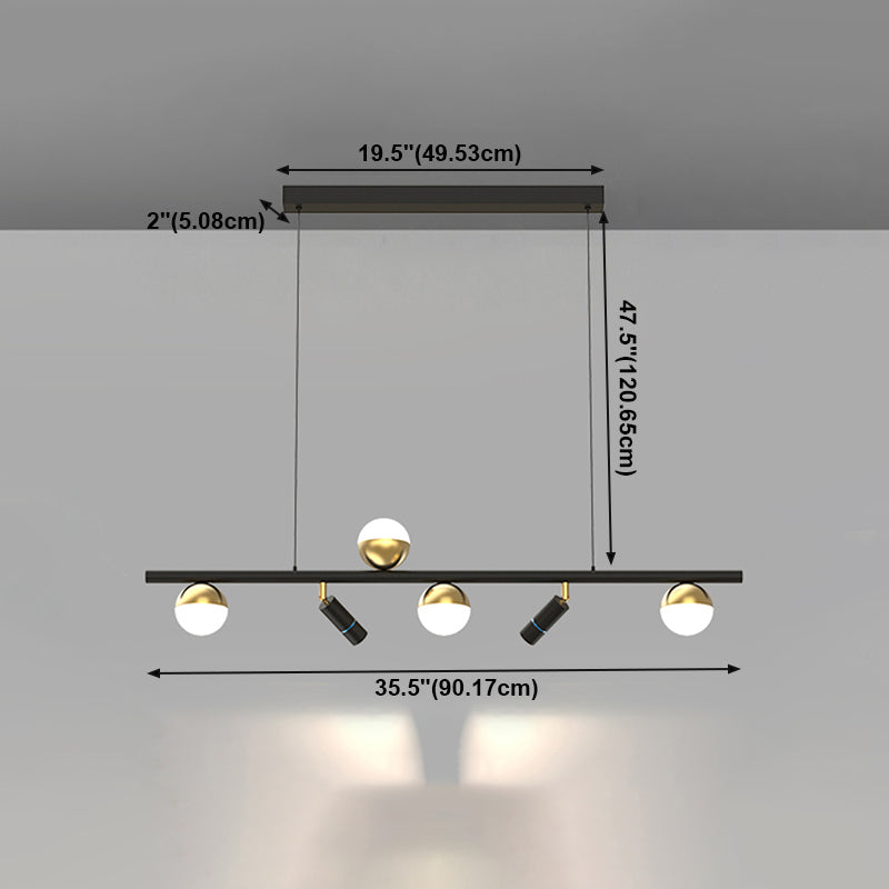 Geometric Island Pendant Lights Contemporary Metal Kitchen Pendant Lights