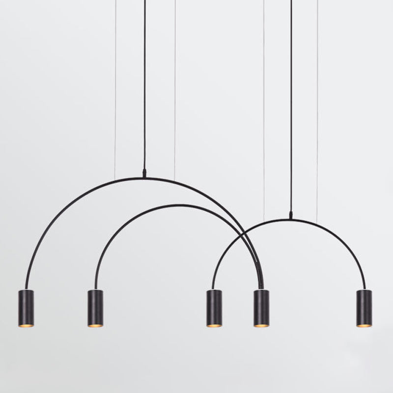 Cylinder Island Lighting Fixtures Contemporary Metal Island Light Fixtures for Kitchen