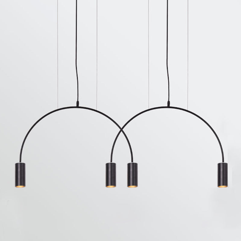 Cylinder Island Lighting Fixtures Contemporary Metal Island Light Fixtures for Kitchen