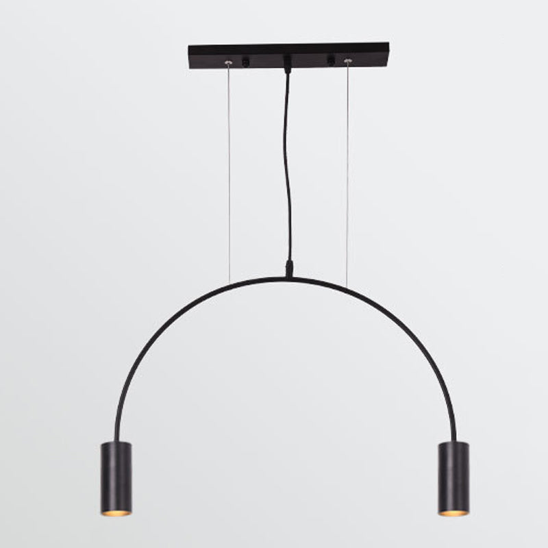 Cylinder Island Lighting Fixtures Contemporary Metal Island Light Fixtures for Kitchen