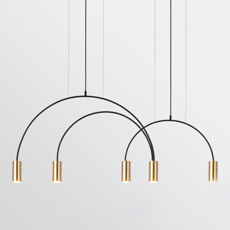 Cylinder Island Lighting Fixtures Contemporary Metal Island Light Fixtures for Kitchen