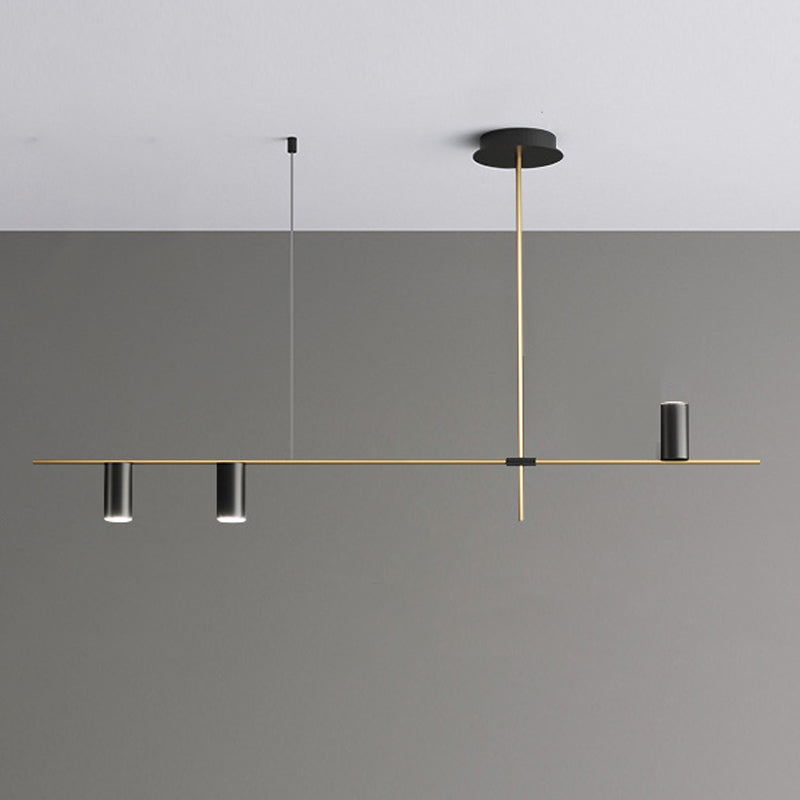 Cylinder Island Lighting Fixtures Contemporary Metal Island Lighting Ideas for Kitchen