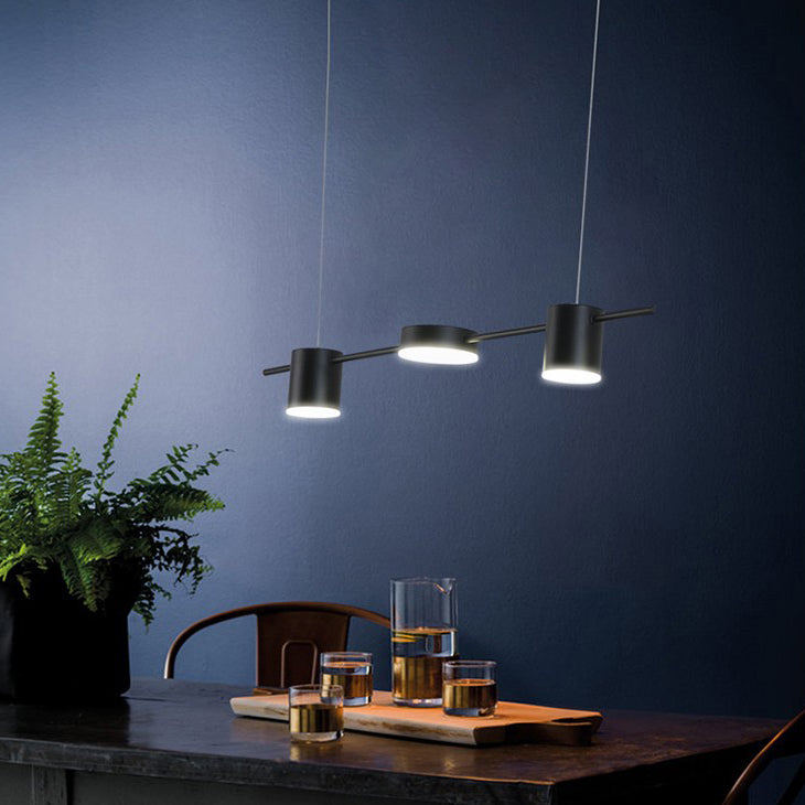 Cylinder Island Lighting Fixtures Contemporary Metal Island Lighting Ideas