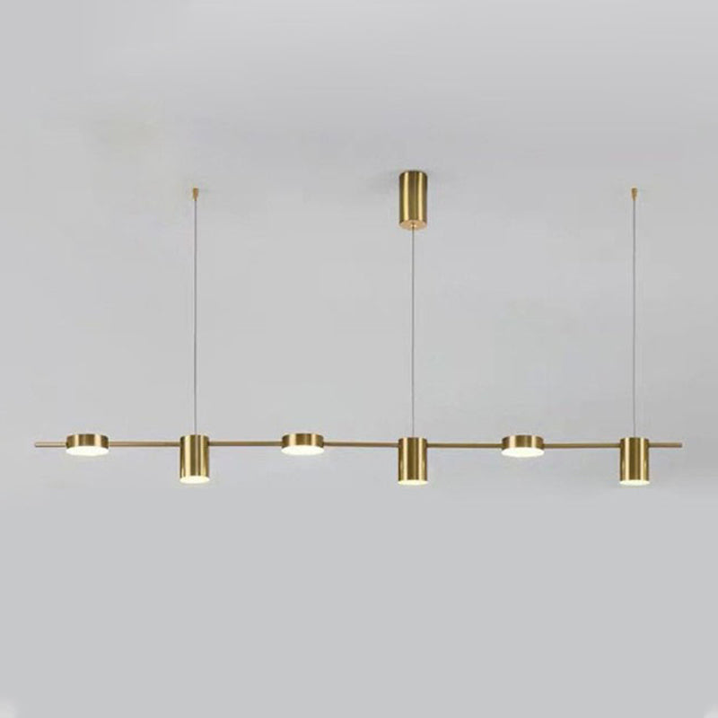 Cylinder Island Lighting Fixtures Contemporary Metal Island Lighting Ideas