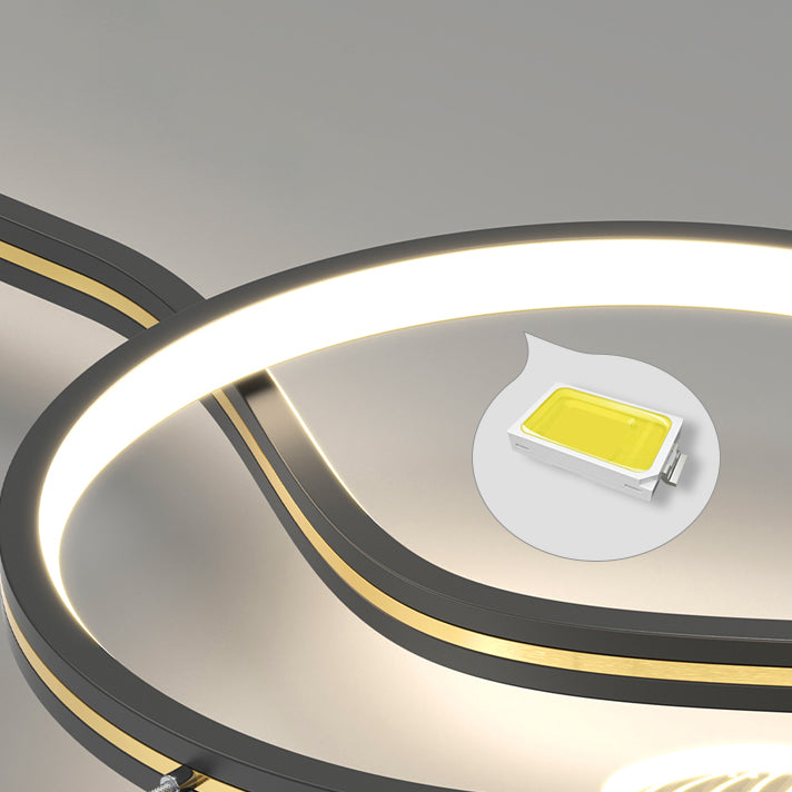 4-Light Geometric Island Lighting Fixtures Contemporary Metal Island Lighting Ideas