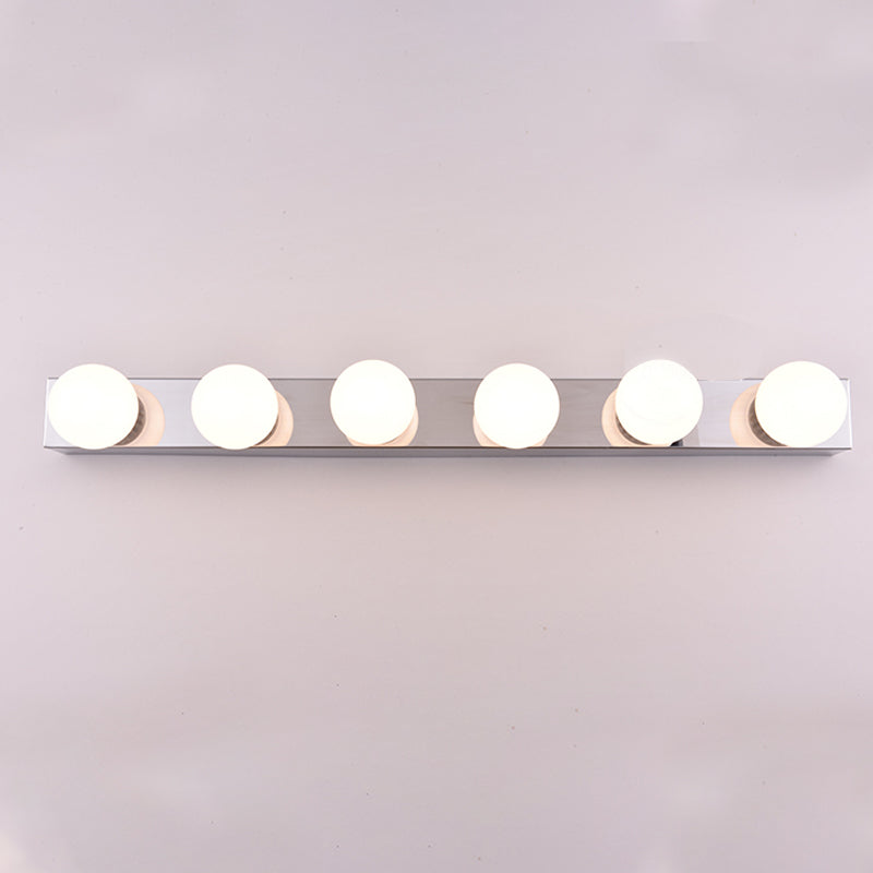 Metal Ball Vanity Lighting Contemporary Style Multi Lights Vanity Sconce Lights