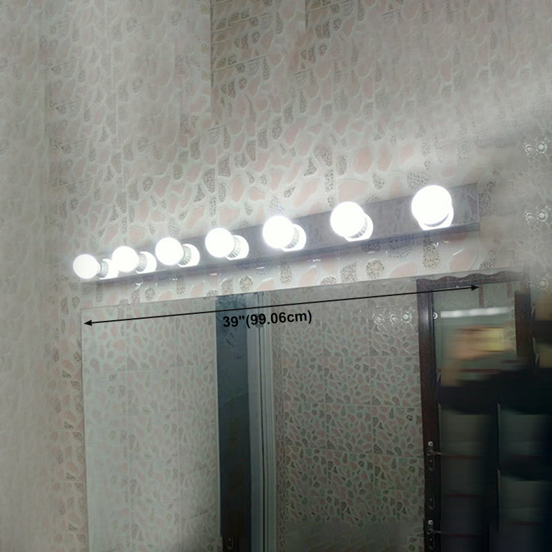 Metal Ball Vanity Lighting Contemporary Style Multi Lights Vanity Sconce Lights
